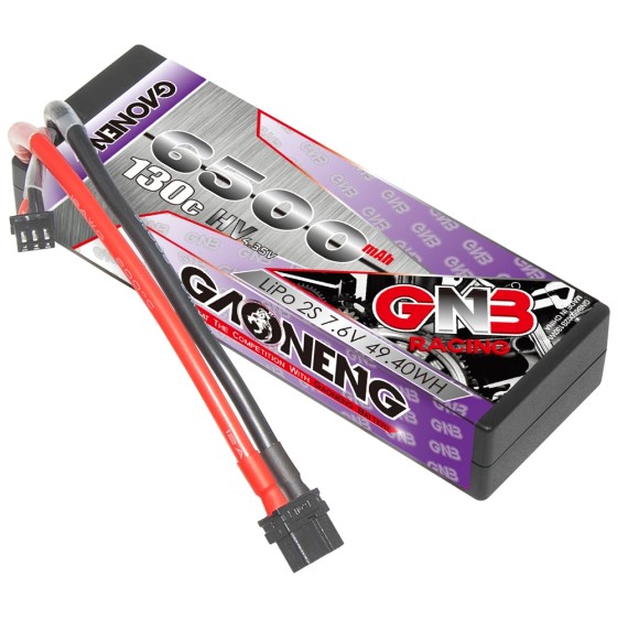 NEW GNB GAONENG 6500MAH 2S HV 7.6V 130C RC LiPo Battery XT60 Cabled Hard Case  1:10 1/10 RC Racing Car Boat for RC Drone UAV FPV